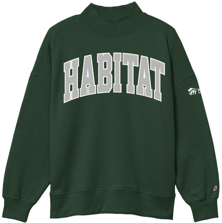 HABITAT Women's Oversized Mock