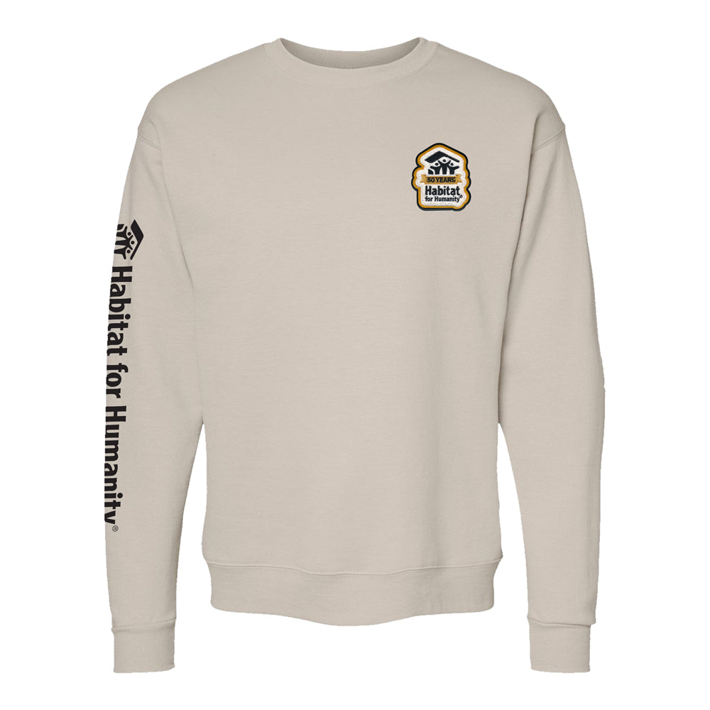 50th Anniversary Chenille Crewneck