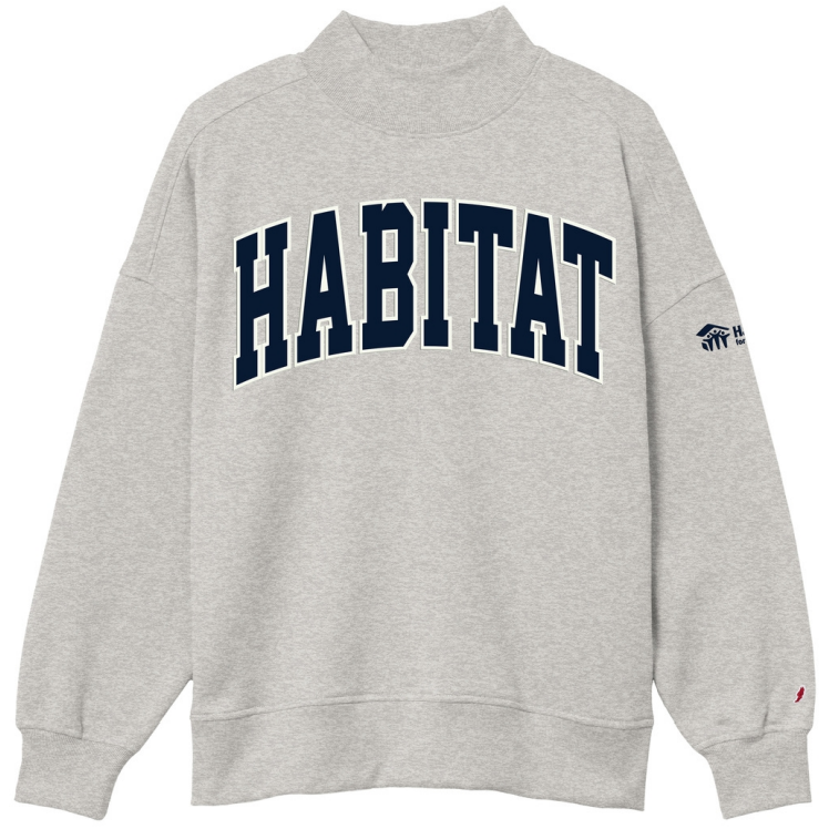 HABITAT Women's Oversized Mock