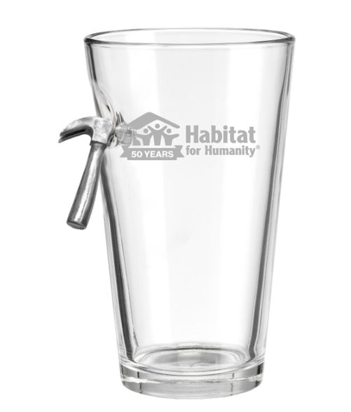 50th Anniversary Hammer Pint Glass
