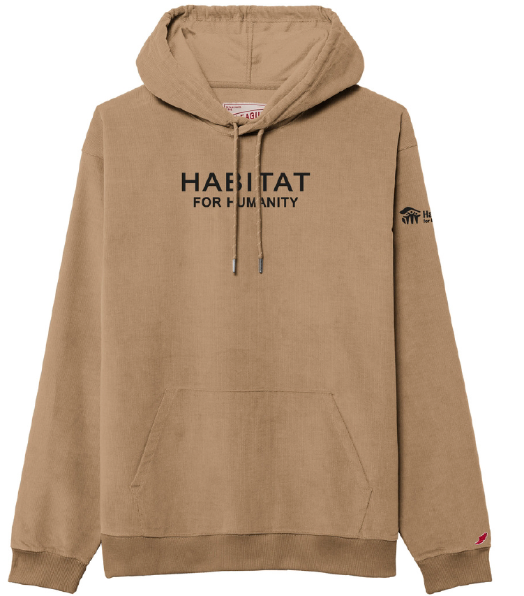 Raised Embroidery Cord Hoodie
