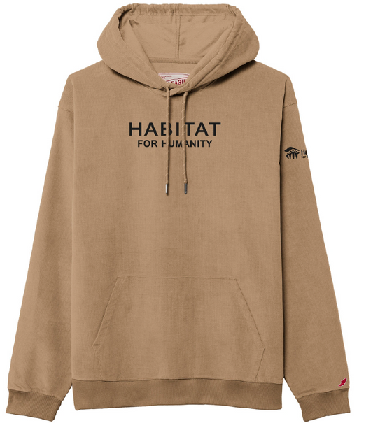 Raised Embroidery Cord Hoodie