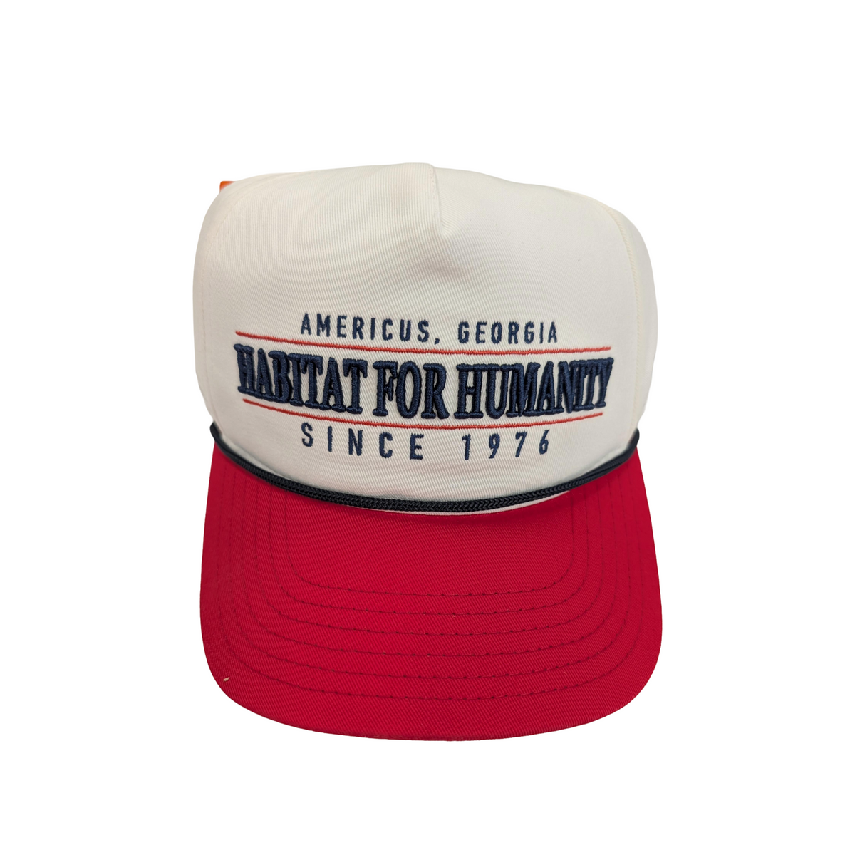 Retro Text Rope Hat